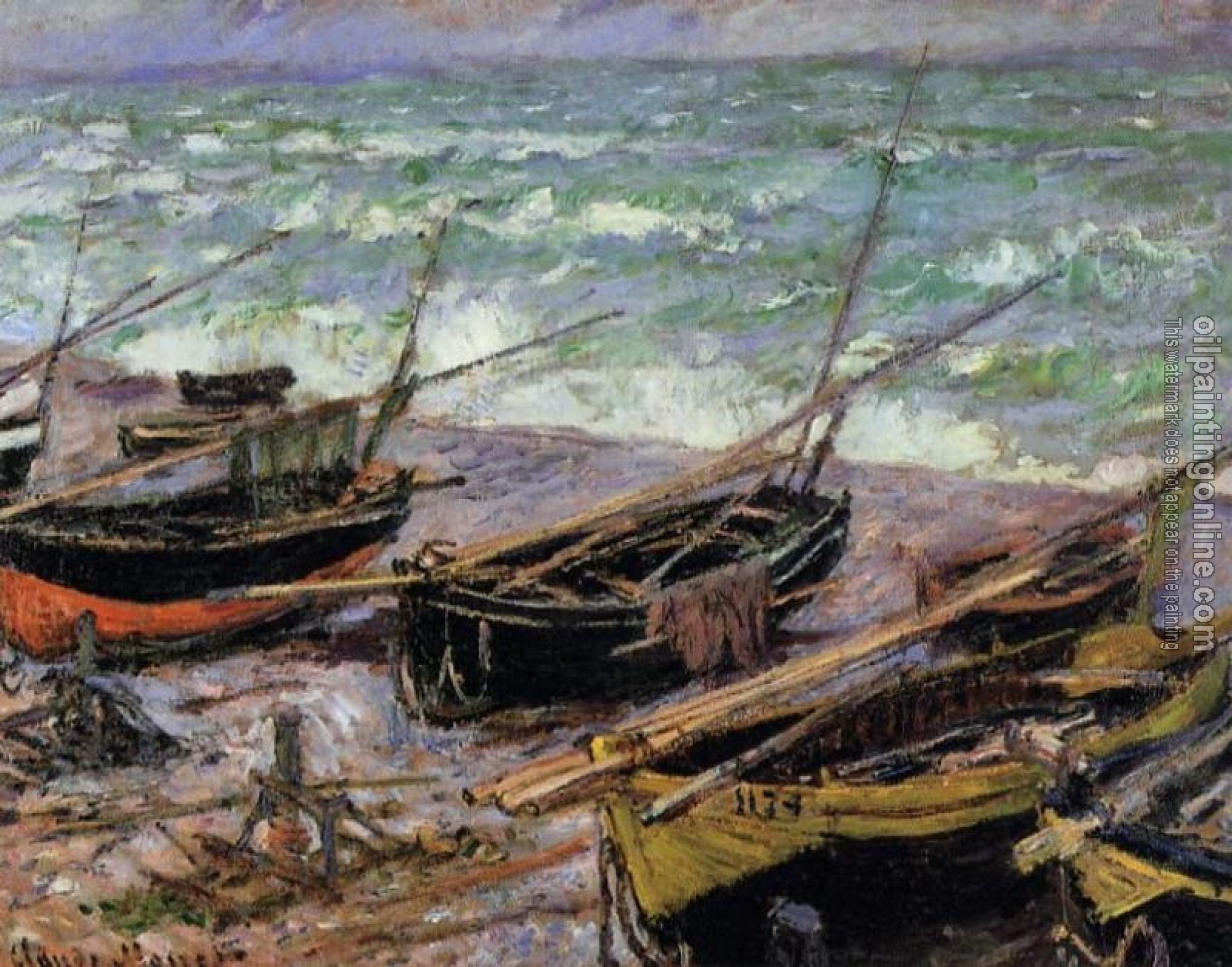 Monet, Claude Oscar - Fishing Boats